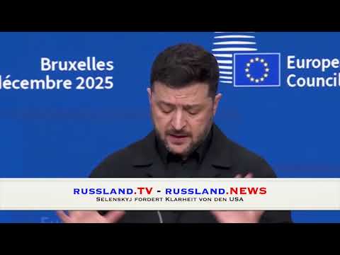 Selenskyj fordert Klarheit von den USA