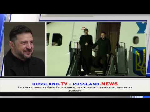 Selenskyj spricht über Frontlinien, den Korruptionsskandal und seine Zukunft Selenskyj spricht über Frontlinien, den Korruptionsskandal und seine Zukunft