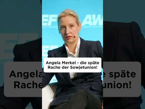 Späte Rache an Deutschland! Das sagt Alice Weidel über Angela Merkel auf der großen A-WEF-Bühne. Späte Rache an Deutschland! Das sagt Alice Weidel über Angela Merkel auf der großen A-WEF-Bühne.