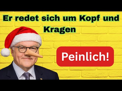 Steinmeiers peinliche Weihnachtsansprache Steinmeiers peinliche Weihnachtsansprache
