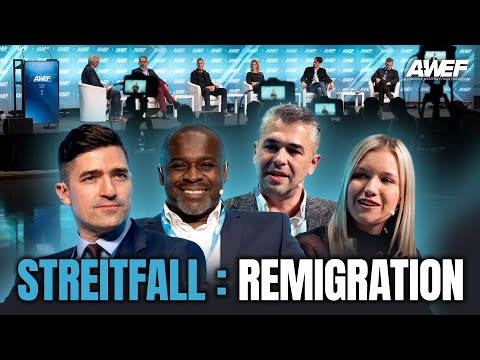 Streitfall: Remigration – Im Gespräch: Martin Sellner, Michelle Gollan, Irfan Peci und Serge Menga Streitfall: Remigration – Im Gespräch: Martin Sellner, Michelle Gollan, Irfan Peci und Serge Menga