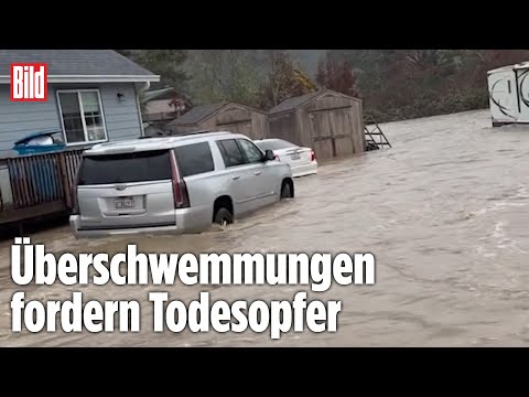 TÖDLICHE REGENFLUTEN: Heftige Stürme verwüsten Nordkalifornien TÖDLICHE REGENFLUTEN: Heftige Stürme verwüsten Nordkalifornien