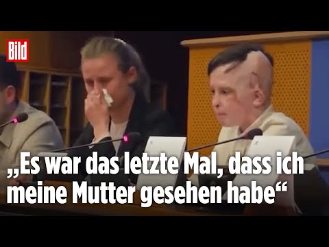 TRÄNEN IM EUROPAPARLAMENT: Ukrainischer Junge (11) erzählt vom Verlust seiner Mutter im Krieg TRÄNEN IM EUROPAPARLAMENT: Ukrainischer Junge (11) erzählt vom Verlust seiner Mutter im Krieg