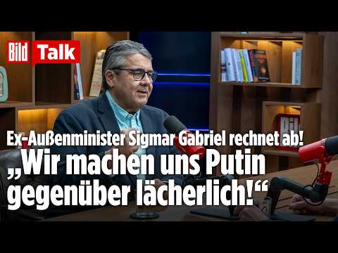 TRUMP-GIPFEL: Sigmar Gabriel zu Selenskyj, Putin und Frieden in der Ukraine | BILD Talk