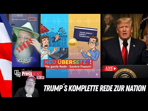 Trump LIVE Rede zur Nation – Gegen die Wand gefahren: Die Wahrheit über den gestrigen Livestream