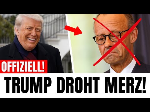 Trump RASTET AUS und droht Merz wenn sie AFD nicht in ruhe lassen ! Trump RASTET AUS und droht Merz wenn sie AFD nicht in ruhe lassen !