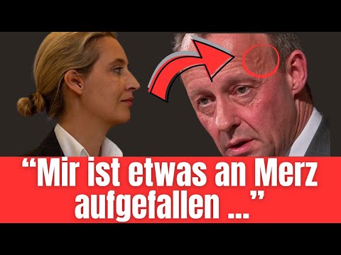 „… und dann lief es mir EISKALT den Rücken runter!“ Weidel macht ihre Angst öffentlich 🫨