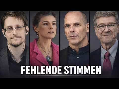 Wagenknecht, Snowden, Varoufakis: Stimmen, die in den Medien fehlen Wagenknecht, Snowden, Varoufakis: Stimmen, die in den Medien fehlen