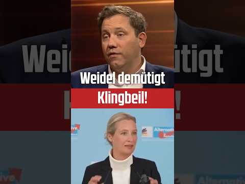 Weidel demütigt Klingbeil!
