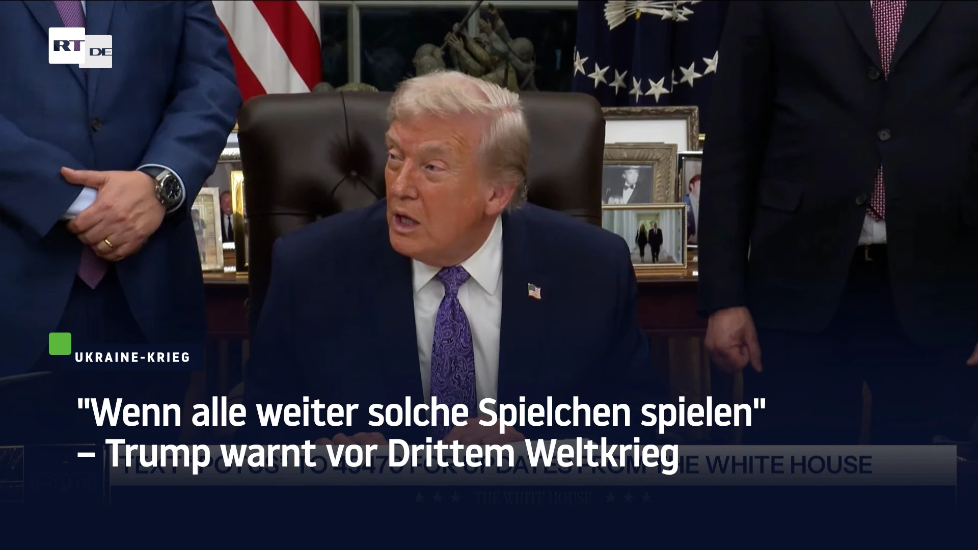 „Wenn alle weiter solche Spielchen spielen“ – Trump warnt vor Drittem Weltkrieg im Ukraine-Konflikt „Wenn alle weiter solche Spielchen spielen“ – Trump warnt vor Drittem Weltkrieg im Ukraine-Konflikt