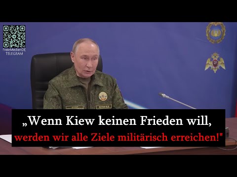 „Wenn Kiew keinen Frieden will, werden wir alle gesteckten Ziele militärisch erreichen!“ – 27.12.25 „Wenn Kiew keinen Frieden will, werden wir alle gesteckten Ziele militärisch erreichen!“ – 27.12.25