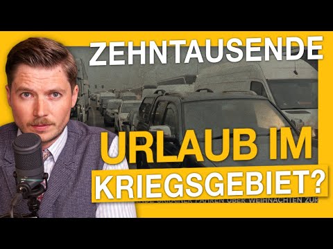 Zehntausende Ukrainer fahren HEIM! Urlaub im Kriegsgebiet? 24 Stunden STAU Zehntausende Ukrainer fahren HEIM! Urlaub im Kriegsgebiet? 24 Stunden STAU