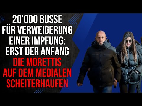 20’000 Franken Busse wenn man kein Impf-Junkie ist. Crans-Montana: Morettis auf dem Scheiterhaufen 20’000 Franken Busse wenn man kein Impf-Junkie ist. Crans-Montana: Morettis auf dem Scheiterhaufen