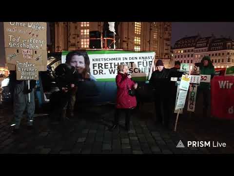 30 01 2026, Dresden – Kundgebung für die Freilassung von Dr. Bianca Witzschel