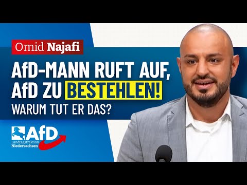 AfD-Mann ruft auf, AfD zu bestehlen! – Omid Najafi (AfD) AfD-Mann ruft auf, AfD zu bestehlen! – Omid Najafi (AfD)