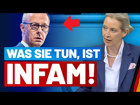 Alice Weidel liest Merz die Leviten❗️ – AfD-Fraktion im Bundestag