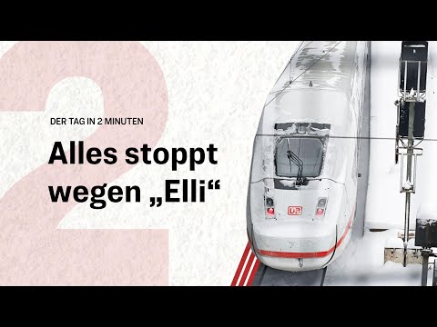 Alles stoppt wegen „Elli“ | Der Tag in 2 Minuten Alles stoppt wegen „Elli“ | Der Tag in 2 Minuten