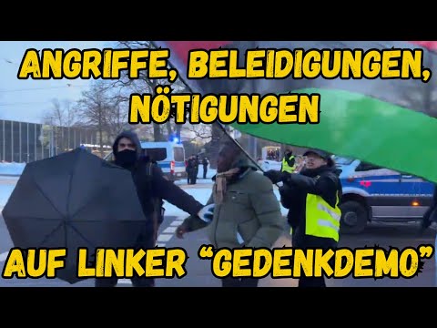 Angriffe, Beleidigungen, Nötigungen – Linke „Gedenkdemo für Oury Jalloh“ in Dessau – 2 | 07.01.2026