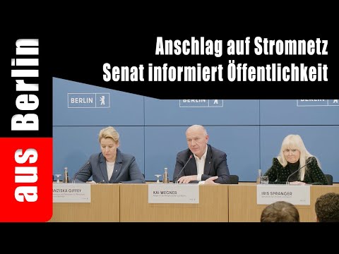 Anschlag auf Stromnetz Senat informiert Öffentlichkeit – aus Berlin