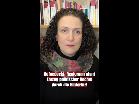 Aufgedeckt: Regierung plant Entzug politischer Rechte durch die Hintertür! | Nicole Höchst (AfD)
