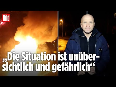 BARRIKADEN-BRAND IN ESSEN: Polizei im Großeinsatz – Gewalt eskaliert auf offener Straße