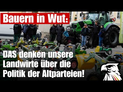 Bauern in Wut: DAS denken unsere Landwirte über die Politik der Altparteien!
