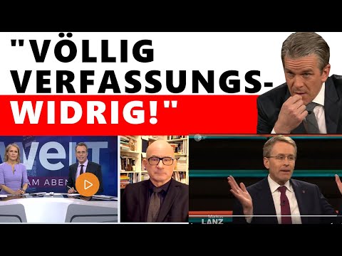 Bei Lanz: Ministerpräsident verliert die Beherrschung! | Staatsrechtler mit Statement