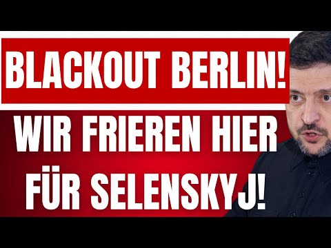 Berlin Blackout: Betroffene „1700 Stromaggregate zu SELENSKYJ & Kai Wegner verspricht uns 7“ Schande