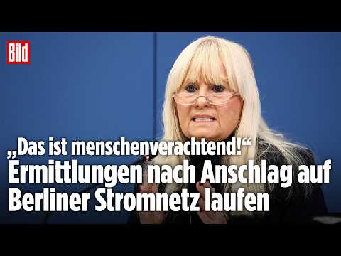 BERLIN: Nach Anschlag auf Stromnetz! „Das ist menschenverachtend!“ Ermittlungen laufen!