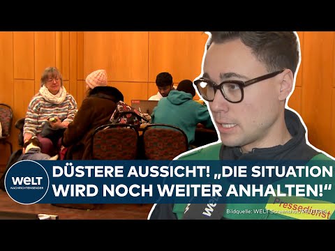 BERLIN: Notunterkünfte versorgen Berliner mit Strom, Essen und Betten! „Das wird so anhalten!“