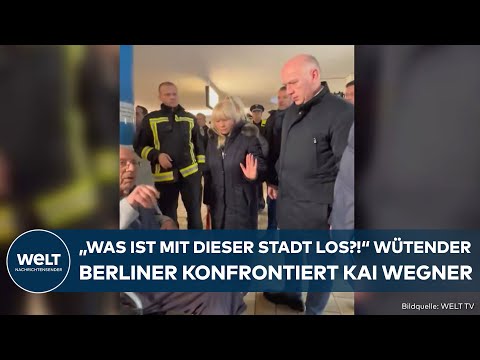 BERLIN: „Was ist mit dieser Stadt los?!“ Wütender Bürger konfrontiert Bürgermeister Wegner