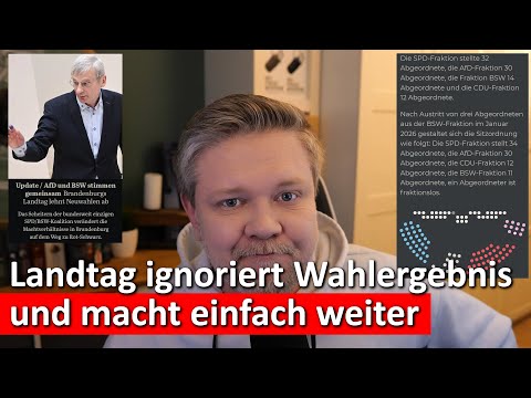 Betrug am Wähler? Brandenburg verweigert Neuwahlen trotz geplatzter Koalition!