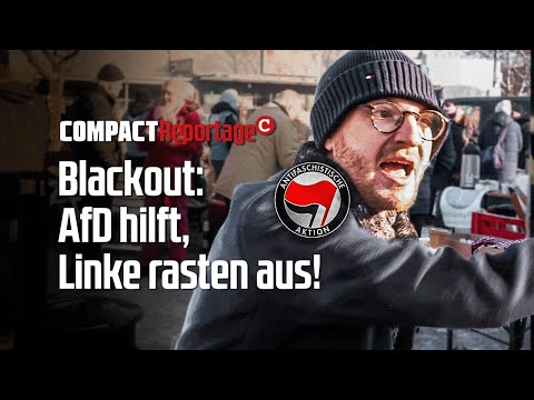 Blackout: AfD hilft, Linke rasten aus!