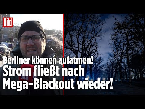 BLACKOUT IN BERLIN: Strom fließt nach Anschlag auf Energieversorgung wieder!