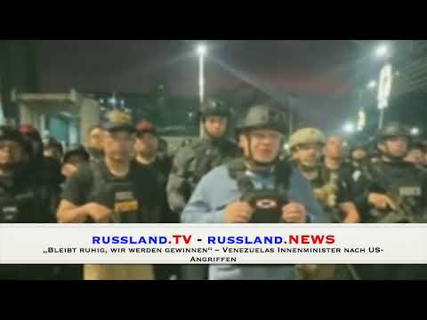 „Bleibt ruhig, wir werden gewinnen“ – Venezuelas Innenminister nach US Angriffen