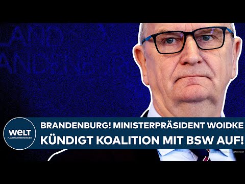 BRANDENBURG: Ministerpräsident Woidke kündigt Koalition mit BSW auf! Minister bleiben vorerst im Amt