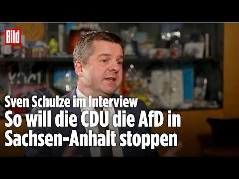CDU-SPITZENKANDIDAT: So will Sven Schulze die AfD in Sachsen-Anhalt stoppen