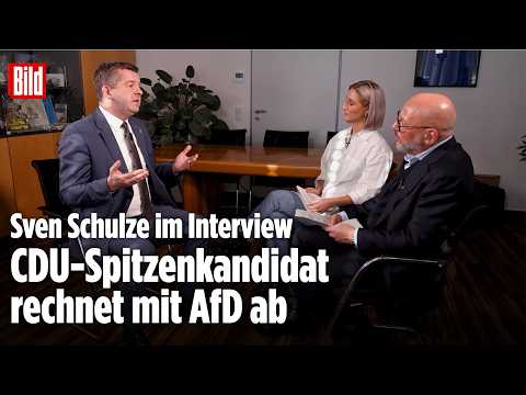 CDU-SPITZENKANDIDAT SVEN SCHULZE: „AfD würde unrealistische Politik machen“