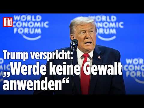 DAVOS: Trump gibt Grönland und der NATO Militär-Versprechen