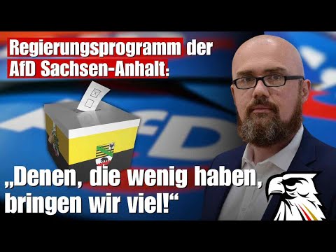 „Denen, die wenig haben, bringen wir viel!“ | Hans-Thomas Tillschneider (MdL | AfD Sachsen-Anhalt) „Denen, die wenig haben, bringen wir viel!“ | Hans-Thomas Tillschneider (MdL | AfD Sachsen-Anhalt)
