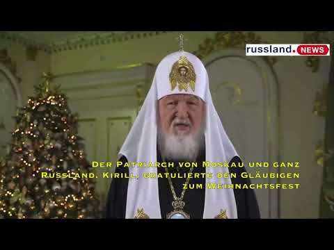 Der Patriarch von Moskau und ganz Russland, Kirill, gratulierte den Gläubigen zum Weihnachtsfest