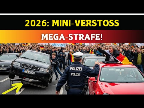 Deutsche Autofahrer schockiert: 2026er Gesetze machen kleine Fehler zu riesigen Strafen