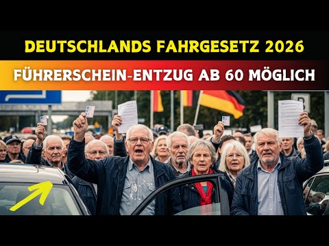 Deutschlands Fahrgesetz 2026 Senioren ab 60 riskieren ihren Führerschein zu verlieren