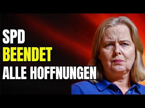 DIE BITTERE WAHRHEIT: SPD beendet alle Hoffnungen