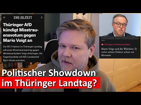 Doktortitel weg – jetzt auch das Amt? Das Misstrauensvotum gegen Mario Voigt