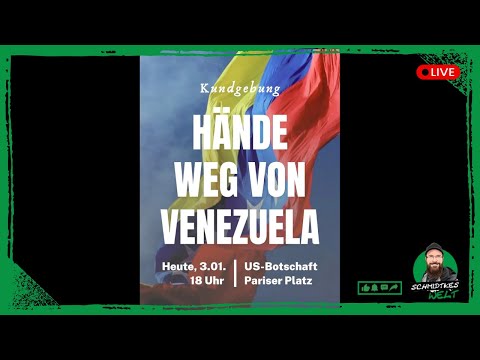 ❗Live❗ in Berlin | Kundgebung: „Hände weg von Venezuela“ | 03.01.2026