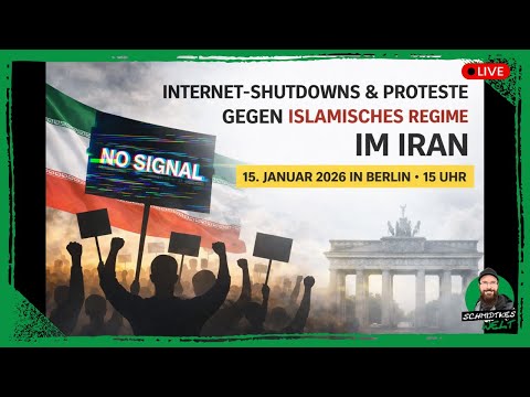 ❗LIVE❗in Berlin | Kundgebung: „Gegen islamisches Regime + Internet-Shutdowns im Iran“ 15.01.2026 ❗LIVE❗in Berlin | Kundgebung: „Gegen islamisches Regime + Internet-Shutdowns im Iran“ 15.01.2026