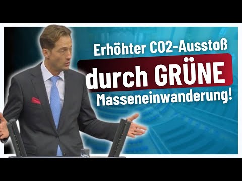 Erhöhter CO2-Ausstoß durch GRÜNE Masseneinwanderung!