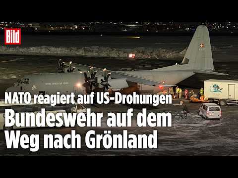 ESKALATION IN GRÖNLAND: Erste NATO-Truppen mitten in der Nacht gelandet. BILD-Reporter vor Ort