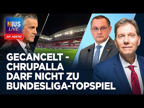 🎙️RB Leipzig cancelt Tickets von Chrupalla für Spiel gegen Bayern | NIUS Live am Abend vom 16.01.26